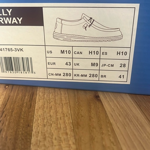 Hey Dude Wally Fairway Pine Men’s Size 10 - Picture 7 of 7